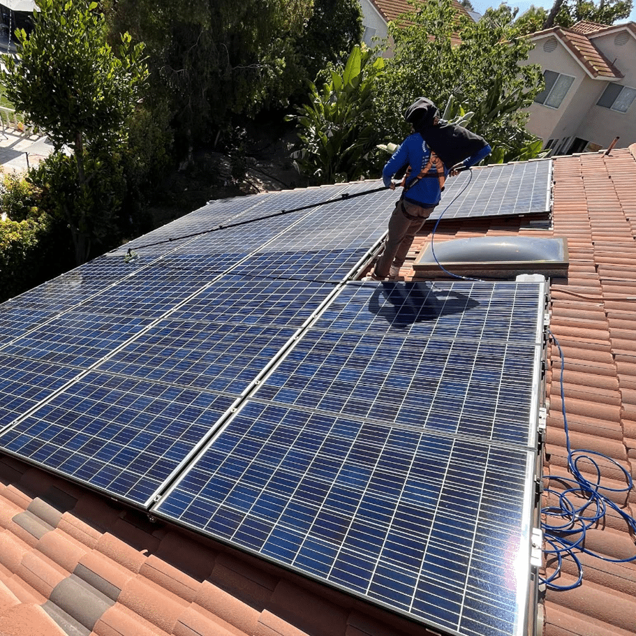 heroes solar panel cleaning